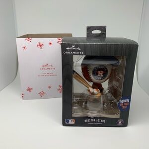 Hallmark Houston Astros Wobble Ornament - Blue and Orange
